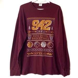 ASU Sun Devils Long Sleeve Shirt Size Large